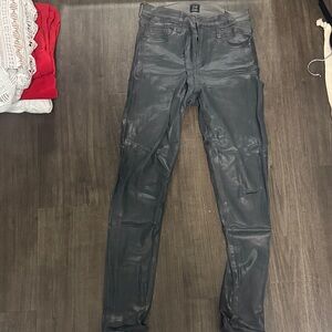 Women's grey coated Jeans